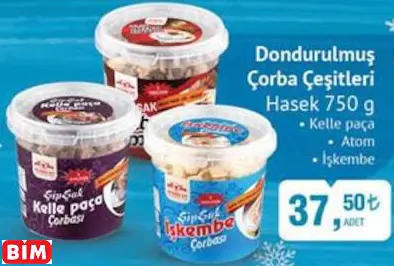 HASEK DONDURULMUŞ  ÇORBA ÇEŞİTLERİ